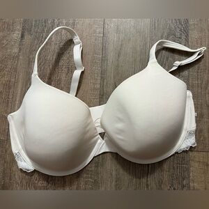 NEW Skims Cotton Lace Lightly Lined Plunge Bra Marble Color Sz: 40DD BA-PLG-3788